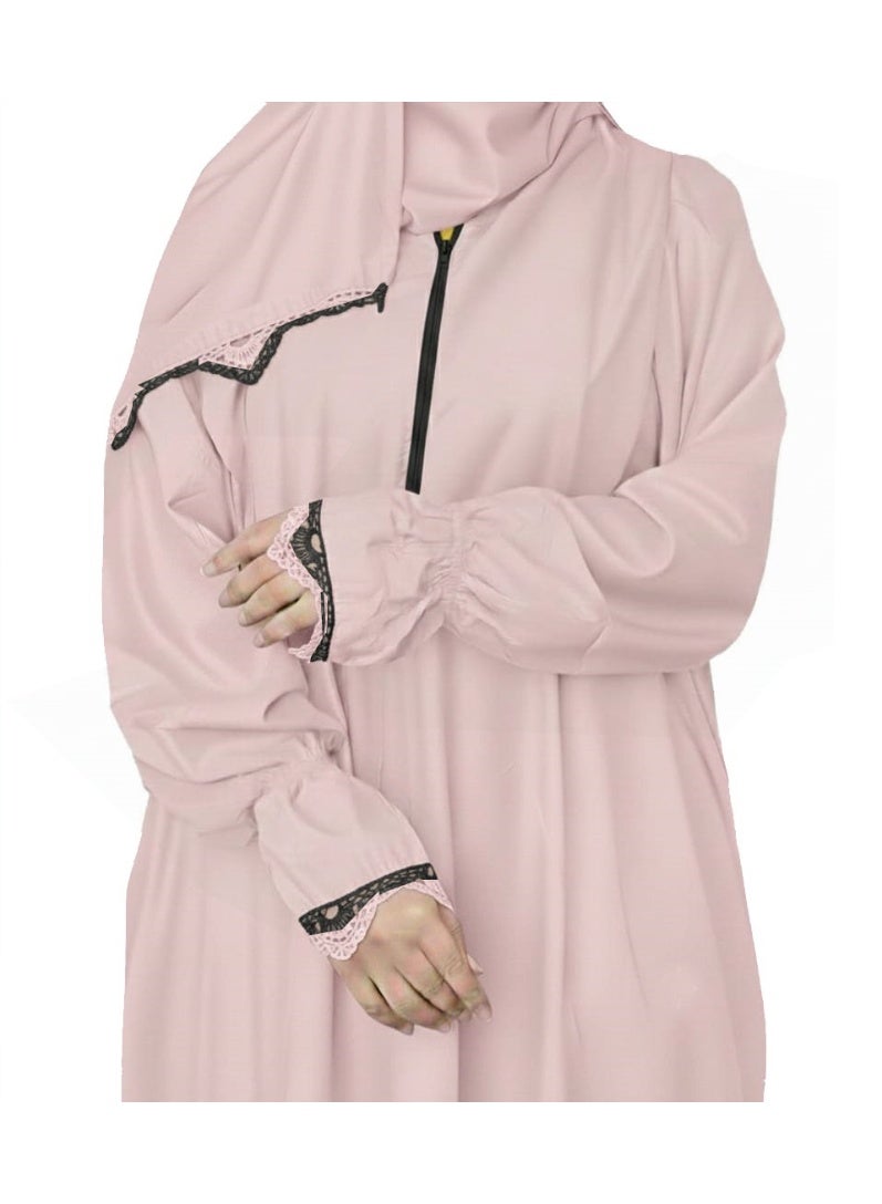 اس دي شرشف صلاة نسائي مطرز واسع و مريح خامة ممتازة - Image 1